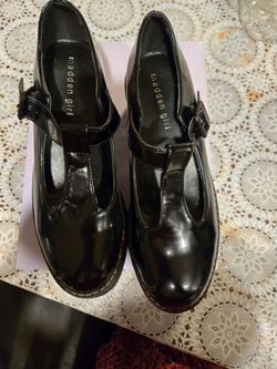 Steve Madden girl  black  size 9