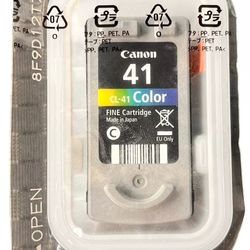Canon 41 CL-41 Color Ink Genuine PIXMA ChromaLife Fine Cartridge Sealed OEM