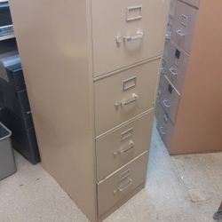 Tan File Cabinet