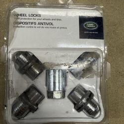 OEM Land Rover Wheel Lock Sets – Chrome & Gloss Black – Complete with Keys, Packaging & Key Codes
