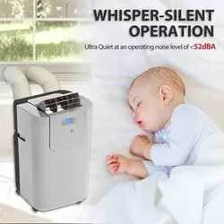 Whynter Elite 12,000 BTU Dual Hose Portable Air Conditioner with Activated Carbon Filter