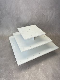 Tiered White Wooden Cakepops Stand