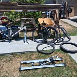 Mountain Bike Parts & Roof Rack,  $60  For All