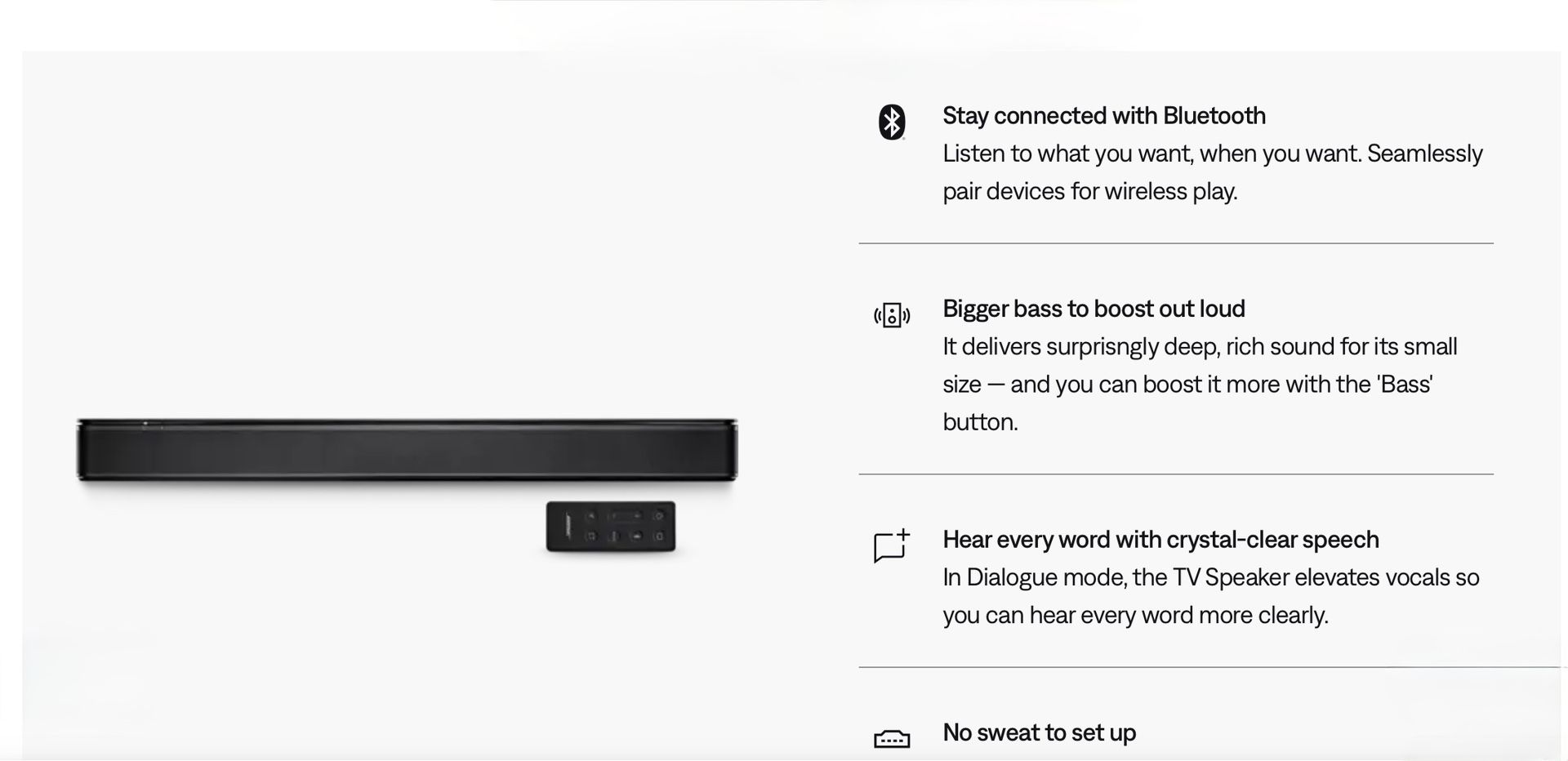 Bose TV Speaker