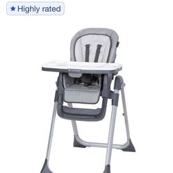 — Baby Trend Sit Right High Chair -  Gray, Good condition