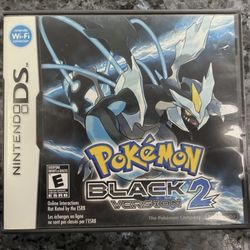 Pokemon Black 2 CIB- Excellent condition with inserts!