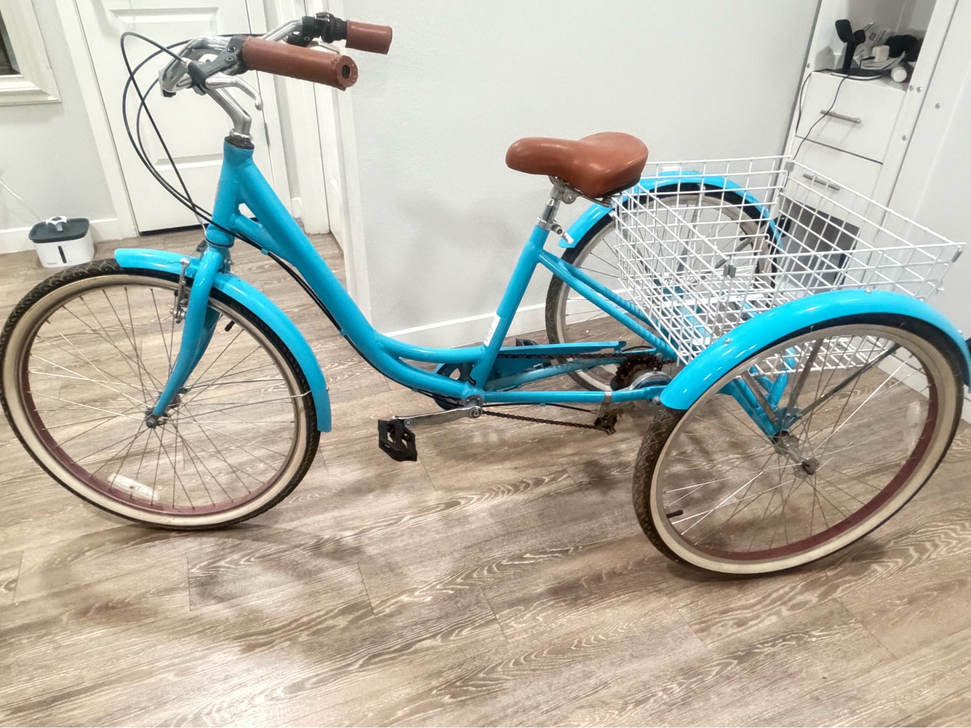 🚲 Sixthreezero Body Ease 7-Speed Adult Tricycle – Teal w/ Basket