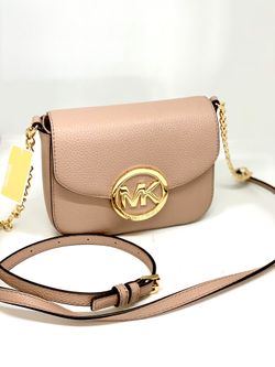 MICHAEL KORS FAWN FULTON LEATHER CROSSBODY💥NWT💥