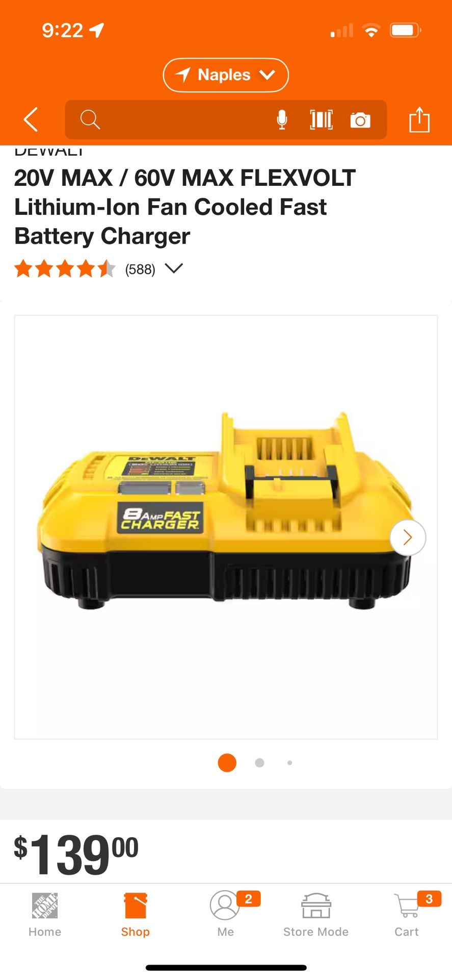 Dewalt Fats Charger 8 Amp