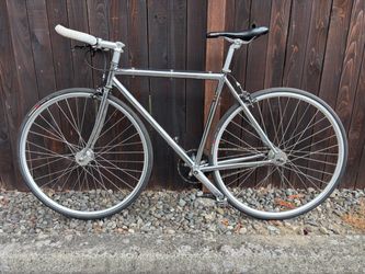 Vintage Reynolds 520 Fixed Gear / Track Bike — 47cm