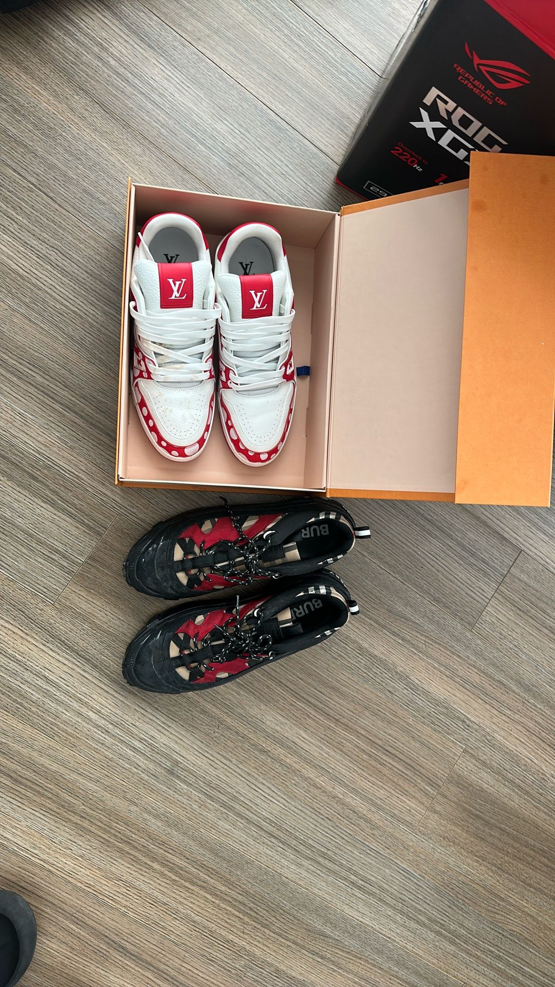 Louis Vuitton X And Burberry