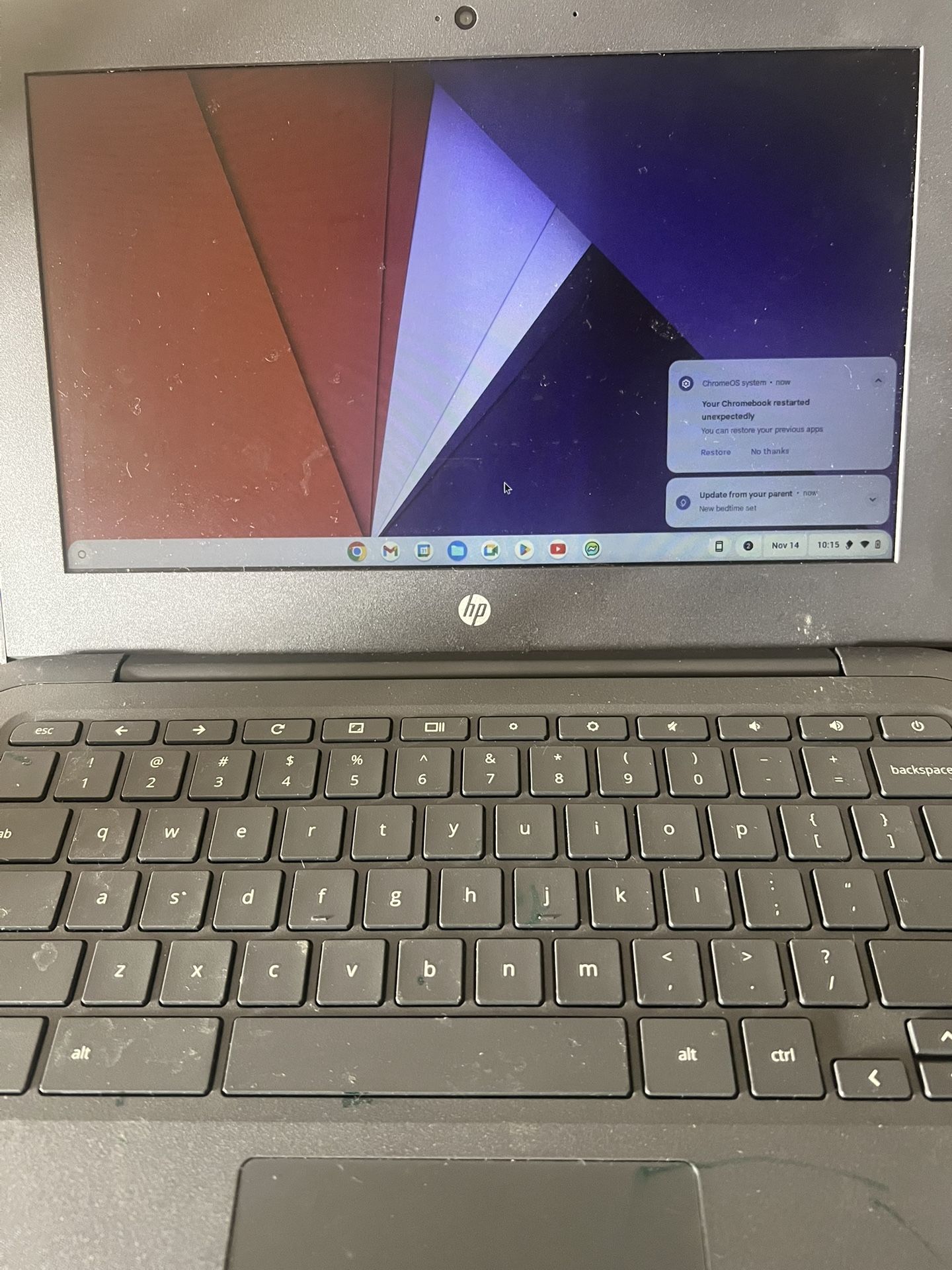 HP Chrome Book 