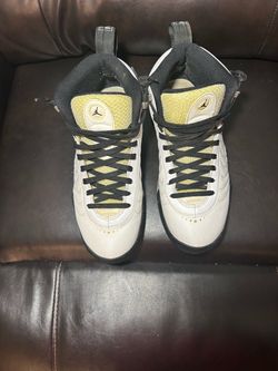 Air Jordan High-Top Sneakers White Gold Black