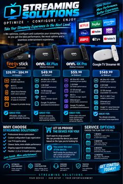 Streaming solutions