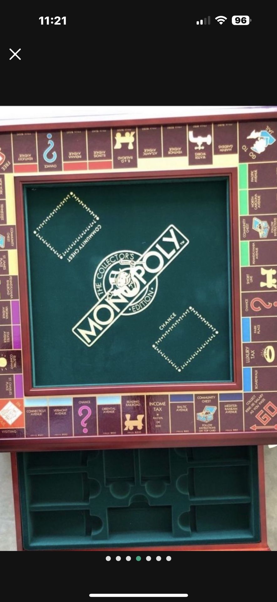 Monopoly board game collectible