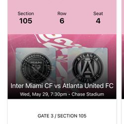 2 Seats Inter Vs Atlanta