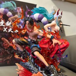 One piece Anime Figure Yamato Portgas D Ace Action Anime Figurine with box
