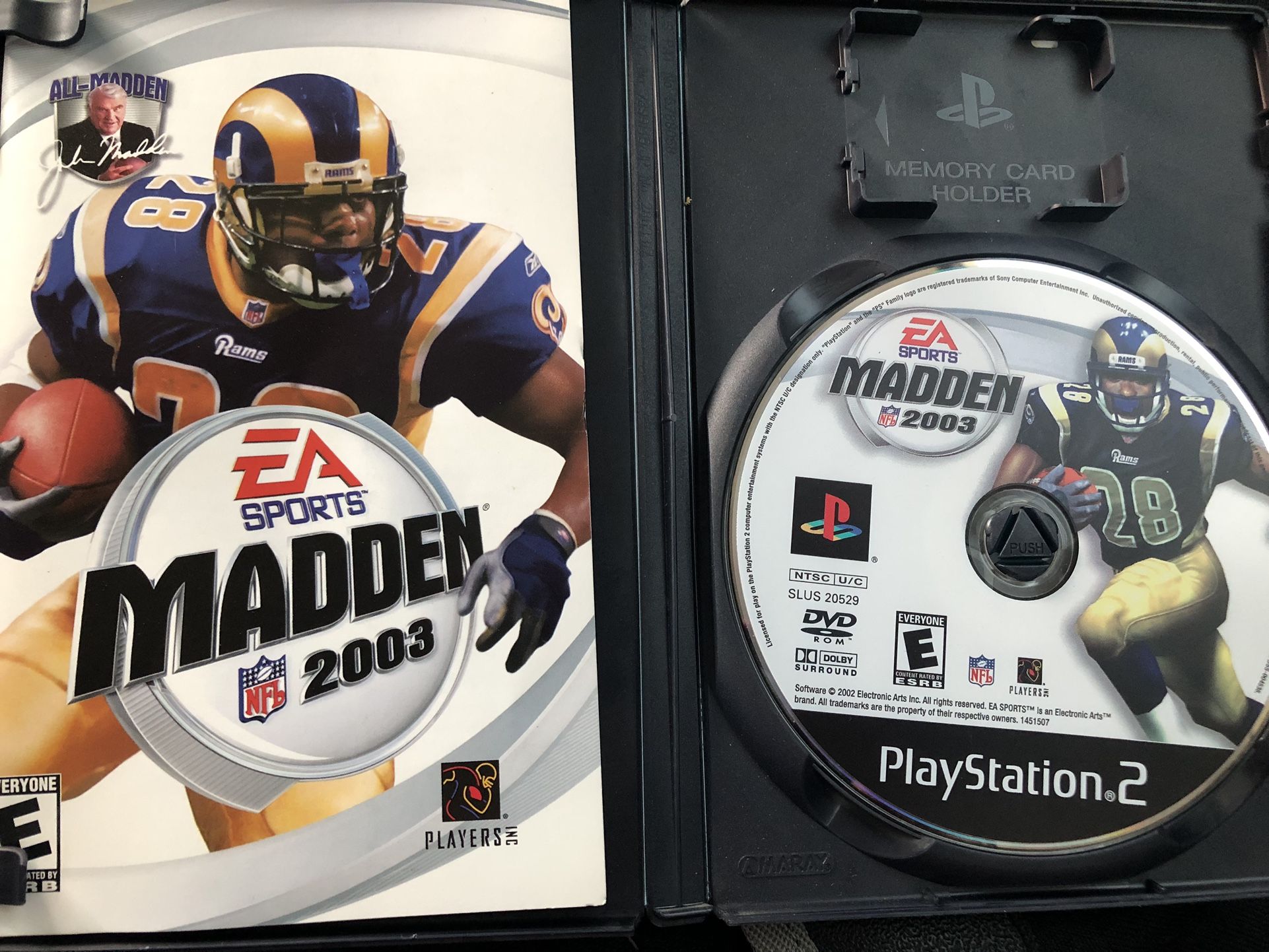 Madden NFL Bundle 2003/2005,2007,2008 And NCAA Football For PS2