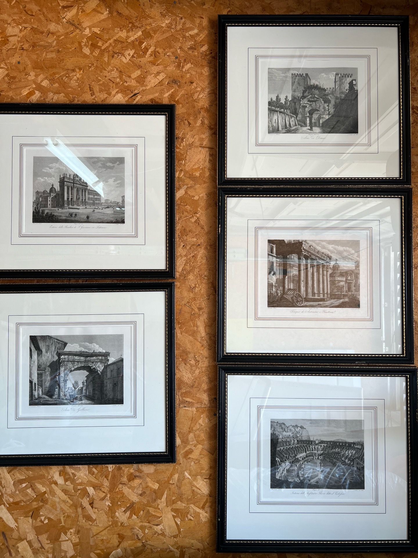 Set Of Framed Paintings Of Domenico Amici (1(contact info removed))