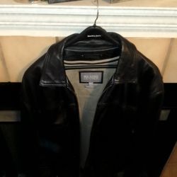 Black Leather Coat