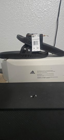 Black Adidas Sandels  (size 10)