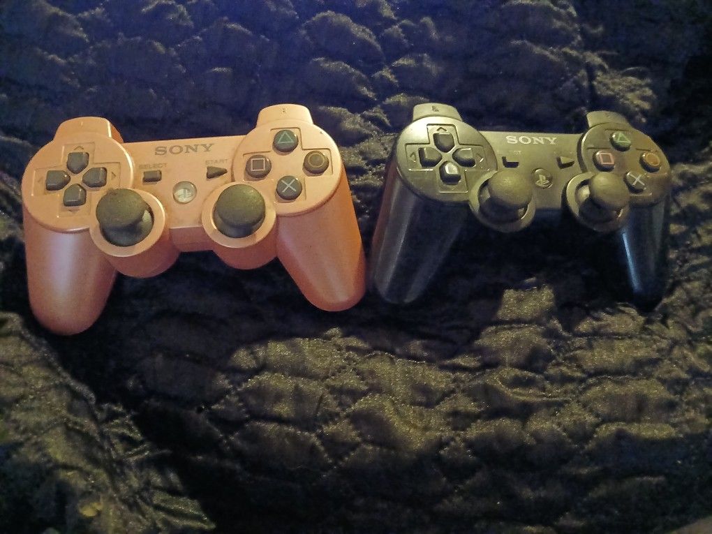 Two Playstation 3 Controlers