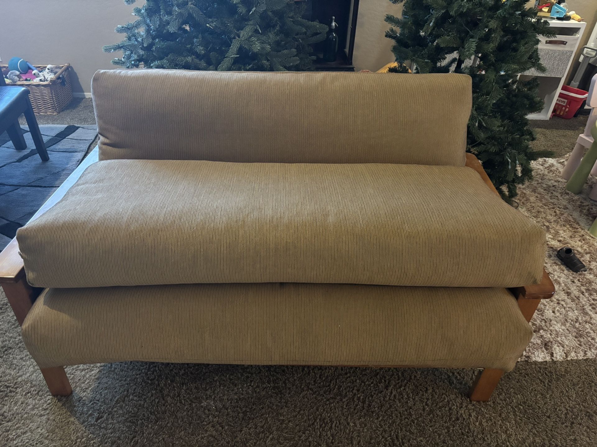 Solid Oak Wood Futon - Full Size