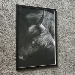 IKEA Framed Cow Print