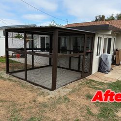 Catio / parrot cages / pet enclosures / aviary / chicken coops