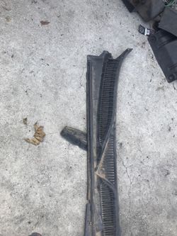 Plastic cover for windshield wipers and motors