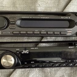 2 Car Stereo Faceplates – Sony & JVC 