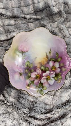Hand-Painted Porcelain Decorative Plate