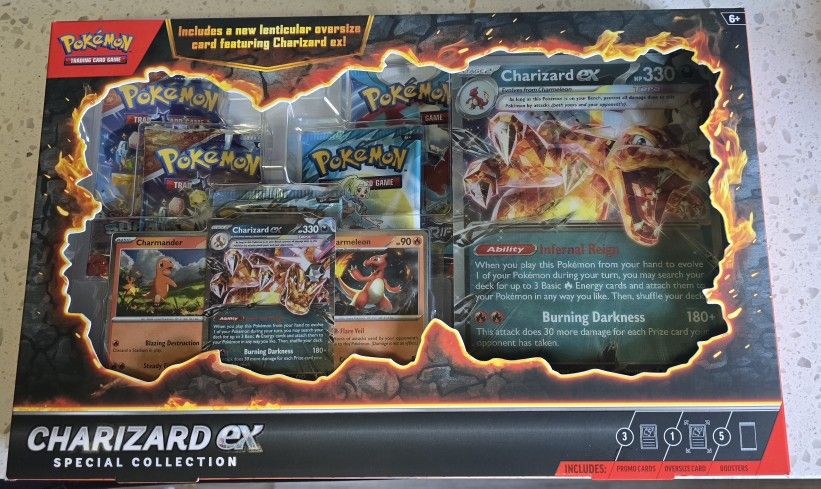 Charizard EX Special Collection Box (Pokemon TCG Scarlet & Violet)