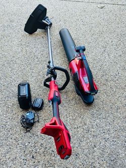 Toro Flex-Force 60-volt max Cordless Battery String 16in Trimmer and Leaf Blower and Combo Kit 2 Ah (Battery Included) (Charger Included)