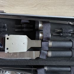 POLIGO 22-Piece Stainless Steel Grill Tools Set: Ideal BBQ Gift for Men/Outdoor Cooking