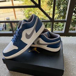 Air Jordan 1 Low “True Blue Cement” 11M - Brand New in Box $125