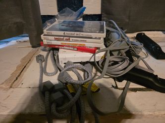 Nintendo Wii with games and accessories