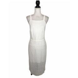 Brand New Line & Dot White Eyelet Dress - Size XS