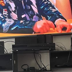 Entertainment center and a sound system