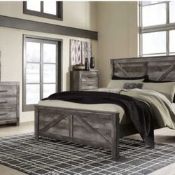 Modern Rustic Bedroom Set In Stock ✨At Jordan Home Furniture ✨