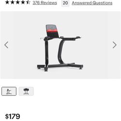 BowFlex SelectTech Dumbbell Stand with Media Rack