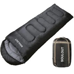 Sleeping Bag,3-4 Seasons Warm Cold Weather Lightweight, Portable, Waterproof Sleeping Bag with Compression Sack for Adults & Kids - Indoor & Outdoor: 