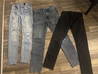 3 pairs of jeans hollister