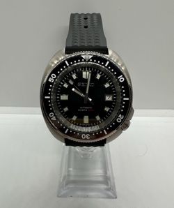 Black And Silver Seiko Mod
