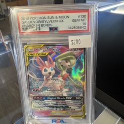 2019 Sun & Moon Gardevoir/Sylveon GX PSA 10