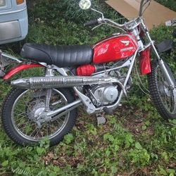 1969 Honda SL90 Clean New Tires  Ready To Sell Rare On Road Off Road Bike