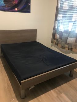 QUEENS BED FRAME +MATTRESS $