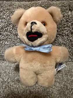 1980s Russ “Snuggle” Promotional 7” Stuffed Bear Plush Toy