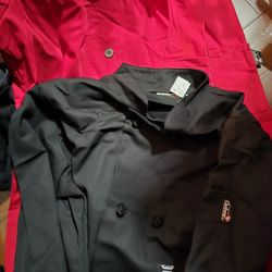 Two Sets Of New Chefwear Coat, Pant, and  Hat  (L & XL)