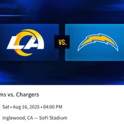 Rams Vs. Chargers Cheap Tix!!! 